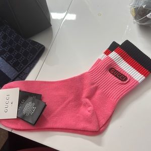 Pink Gucci socks